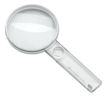 Image of one clear magnifier with circular magnifier lens